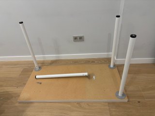 2 Mesas Escritorio Ikea Blancas