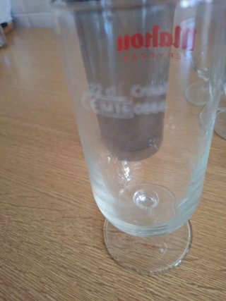 Lote 10 Copas Cerveza Mahou. 22 cl