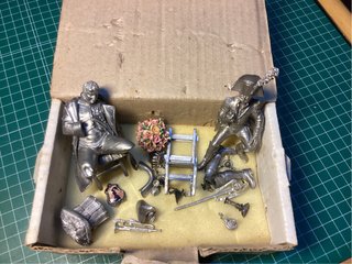 Figuras de plomo militares