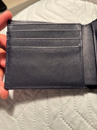 Cartera Lacoste Azul original