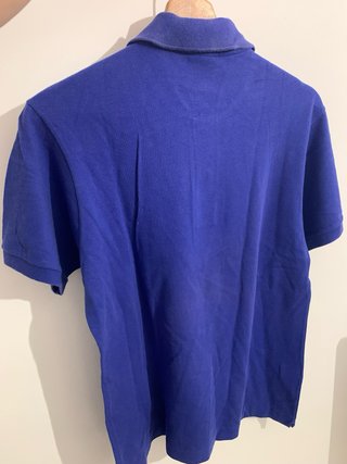 Camiseta Polo Lacoste Azul Talla 3 Vintage