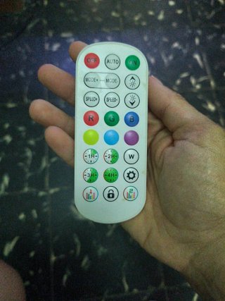 Mesita de noche nueva con luz LED