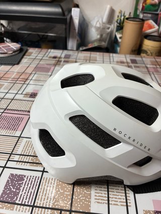 Casco Rockrider Blanco Talla M