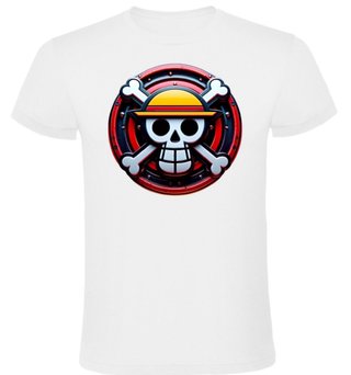 Camiseta One Piece calavera logo manga anime luffy