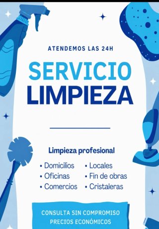 Servicios de limpieza.