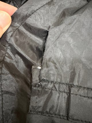 Chaqueta de moto negra