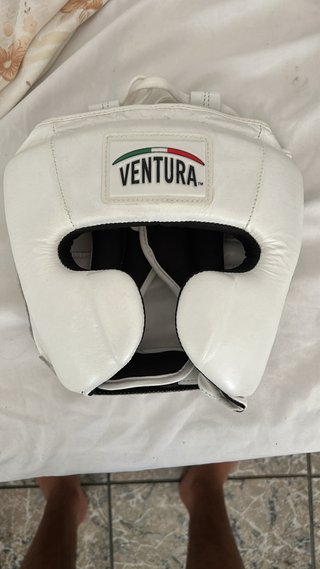 Casco de Boxeo Ventura Blanco