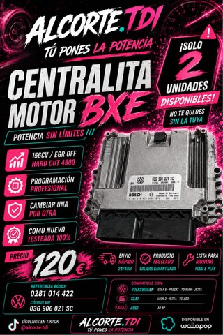 Centralita Motor VW BXE 03G 906 021 SC