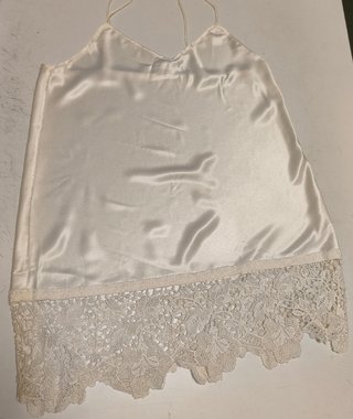 Sottoveste Drusi avorio con pizzo