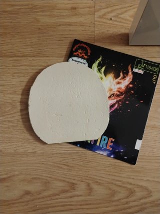 Goma Tenis de Mesa Fire 2.1mm Roja