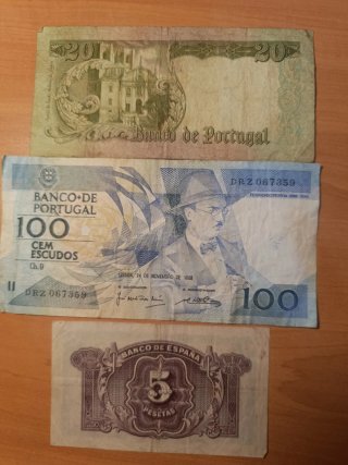 Lote 11 Billetes Antiguos España y América S.XX