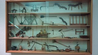 Colección herramientas agrícolas miniatura
