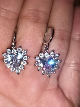 Conjunto de Joyas Corazón    Plata