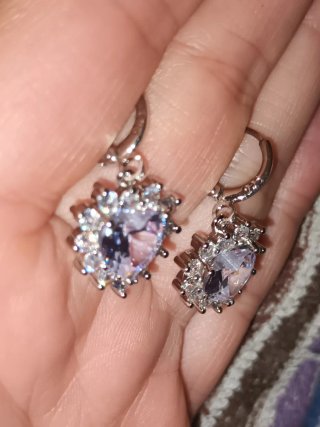 Conjunto de Joyas Corazón    Plata