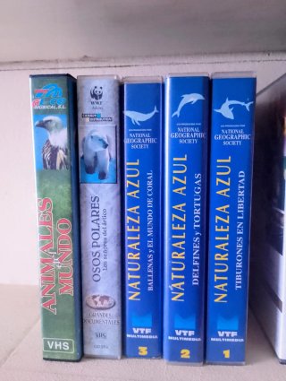 Lote 12 Películas VHS Disney y National Geographic