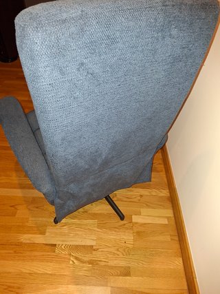 Sillón Relax Giratorio Extensible Azul
