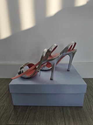 Sandalias Blumarine Plataforma Cristales