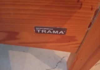 Cuna de bebé de madera