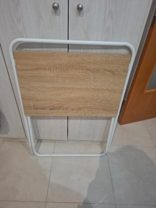 Mesa plegable madera y metal