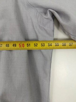 Camisa Lacoste Gris Manga Corta