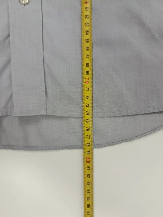 Camisa Lacoste Gris Manga Corta