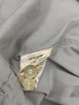 Camisa Lacoste Gris Manga Corta