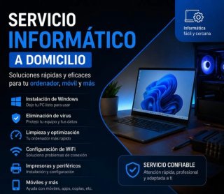 INFORMÁTICO A DOMICILIO – Reparación y mantenimien