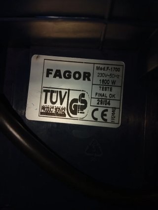 Freidora Eléctrica Fagor Profesional