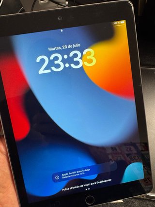 iPad 6ª Gen 128Gb Wifi Plata y Apple pencil