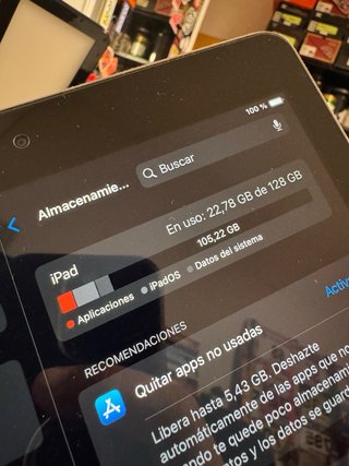 iPad 6ª Gen 128Gb Wifi Plata y Apple pencil