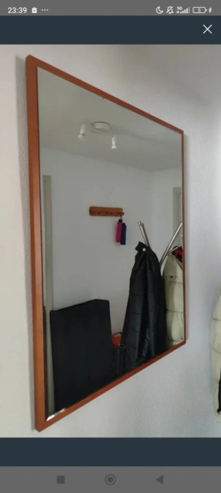 Espejo de pared madera