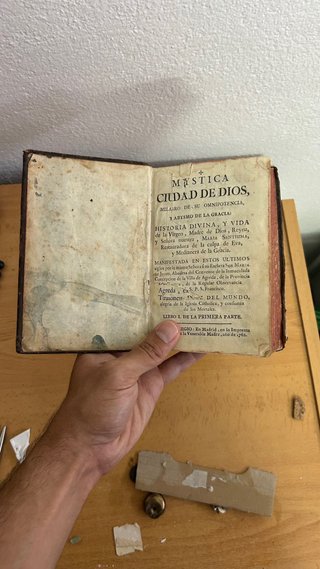Libro Mystica Ciudad de Dios Libro I- Siglo XVIII