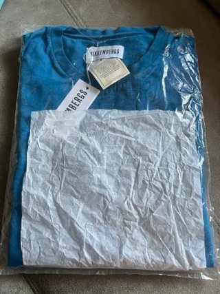 Camiseta Bikkembergs Talla L Azul Nueva