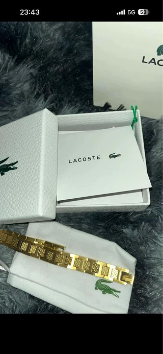 Pulsera Lacoste Dorada
