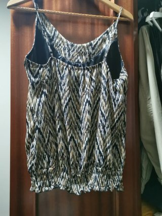 Blusa gasa con lentejuelas