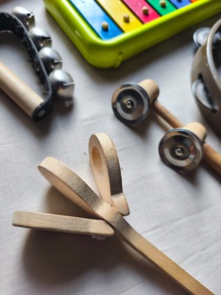 Lote instrumentos musicales para niños