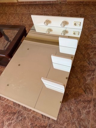 Mueble de baño con lavabo y mármol