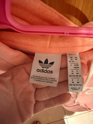 Sudadera Adidas Rosa Talla M