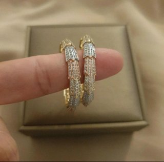 Pendientes Aro Chapados en Oro 4cm