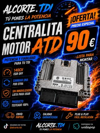 Centralita Motor ATD 140CV EGR OFF