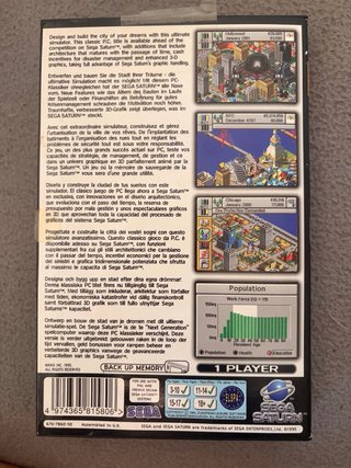Sim City 2000 Sega Saturn