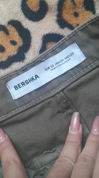 Falda cargo verde militar