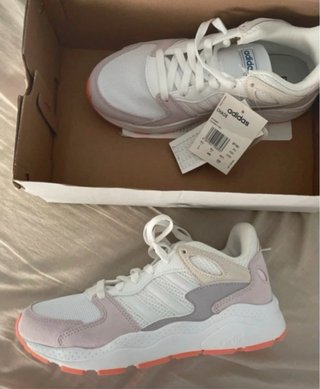 Adidas Zapatillas Rosa y Blancas mujer talla 38,5