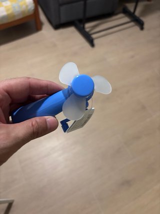 Ventilador de mano azul - Nuevo