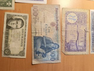 Lote Billetes Antiguos España y Mundo