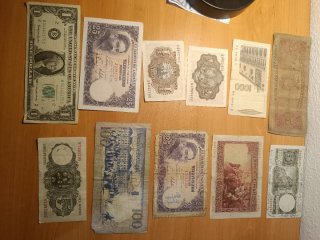 Lote Billetes Antiguos España y Mundo