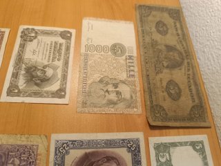 Lote Billetes Antiguos España y Mundo