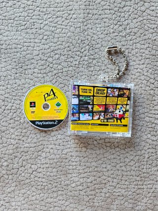 Persona 4 ps2 keychain mini cd NFC