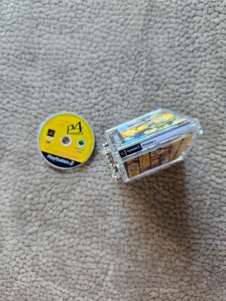 Persona 4 ps2 keychain mini cd NFC