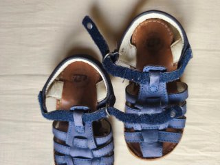 Sandalias Niña Azul